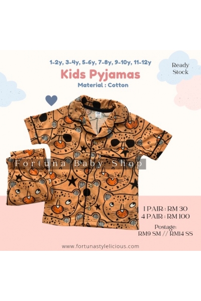 Pyjamas CAT (DUSTY ORANGE) Pyjamas CAT (DUSTY ORANGE)